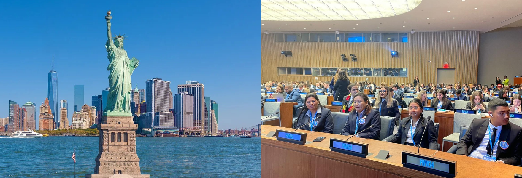 GHF MUN Participation in Future We Want Model United Nations, New York, USA, 2024